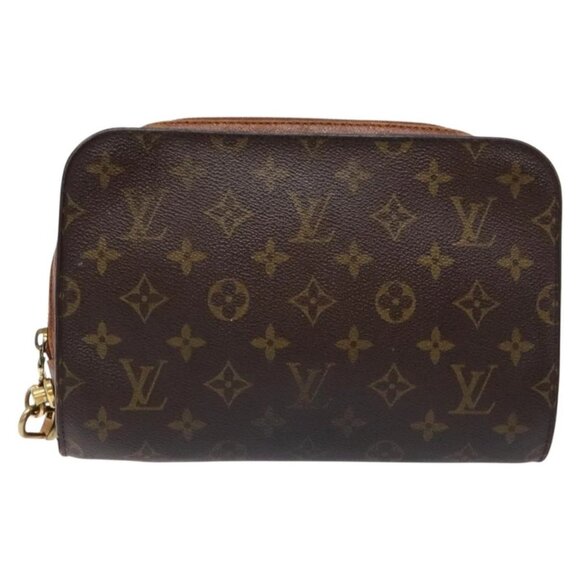 LOUIS VUITTON Monogram Orsay Clutch Bag LV Auth - Picture 2 of 16